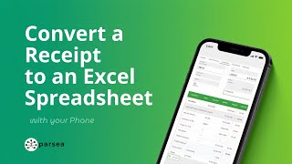How to Convert a Receipt to an Excel Spreadsheet