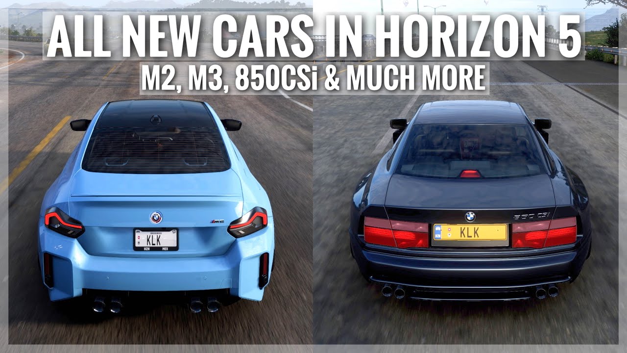 Forza Horizon 5's Latest Update Includes 5 New BMWs, 2 Rivians