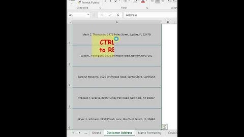 Excel Line Break within same cell | ■ Excel Trick ■