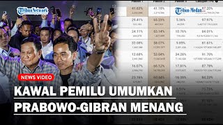 HEBOH! MENDADAK KawalPemilu Nyatakan Prabowo Gibran Menang Pilpres Satu Putaran