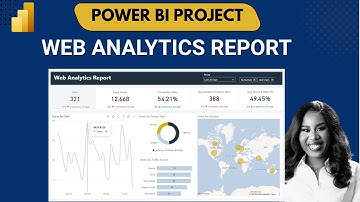 Power BI Project: Web Analytics Report | End-to-End Power BI Tutorial for Beginners 2025