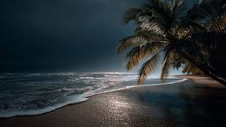 Dark Ocean Waves at Night — Gentle, Continuous Sound for Deep Sleep (No Music • 8 Hours)