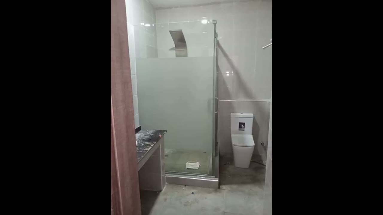 Shower Glass Cubicle Installation @Apo District Abuja