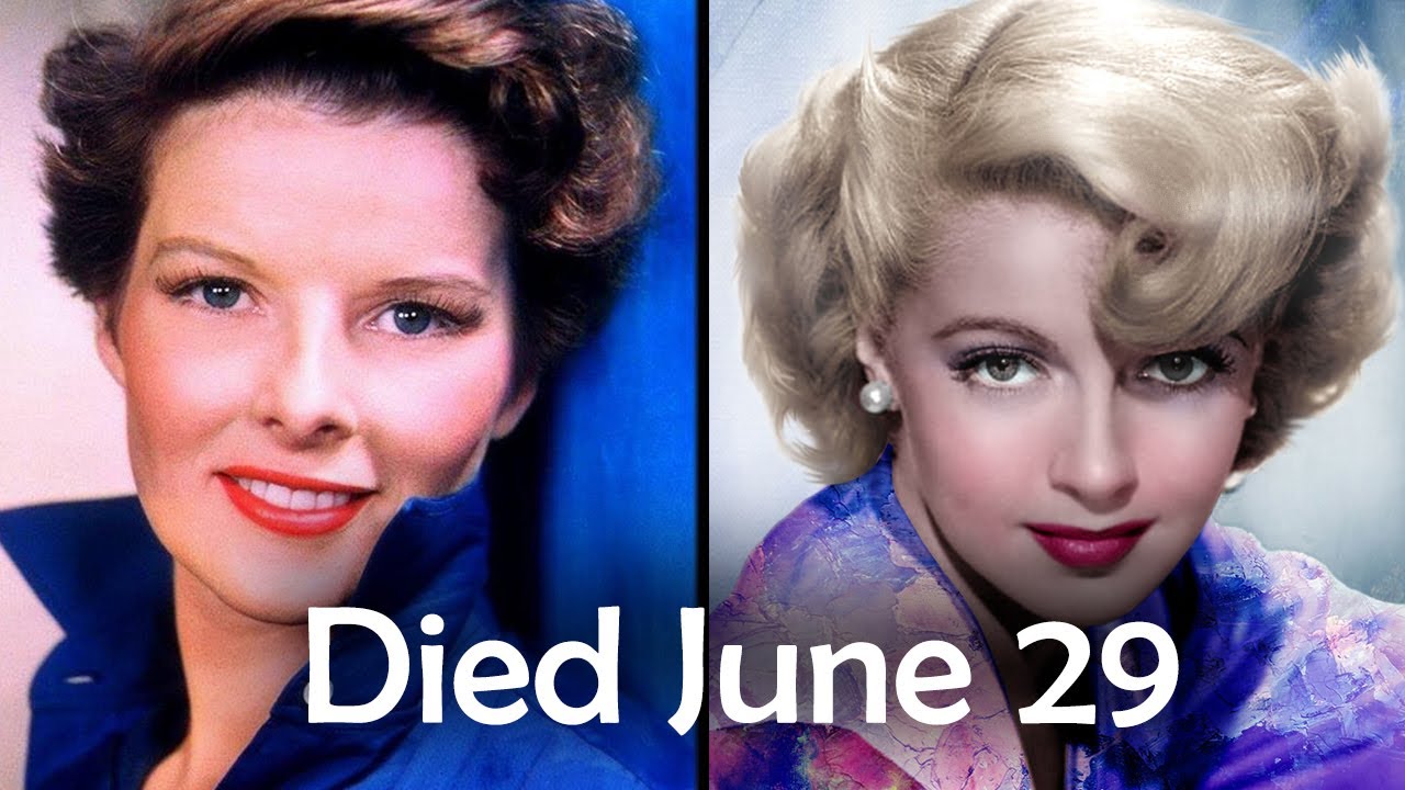Famous actresses who died on June 29 - YouTube