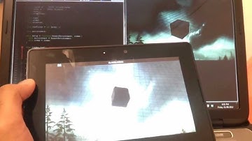 WebGL on PlayBook first test