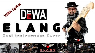 Video thumbnail of "Elang - Dewa 19 - Karaoke Version - Real Instruments Cover"