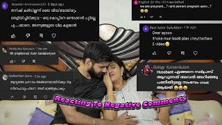 Reacting To Negative Comments ( Pregnancy Edition ) | sheethal elzha official | sheethal and vinu |
