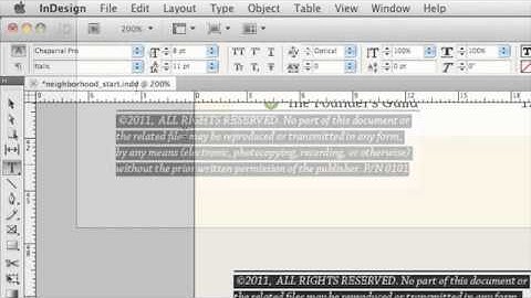 Adobe Design CS5.5 - Linked Text