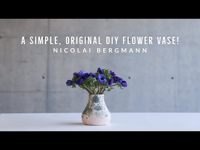 DIY - A Simple, Original Flower Vase! - YouTube