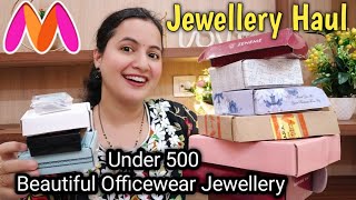 Myntra Jewellery Haul Under 500 / Everywear & Officewear Jewellery Haul / Neemas Corner