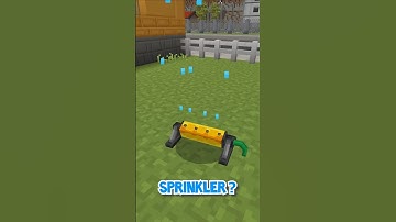 I modded a Sprinkler in Minecraft - thanks Blockbench #short