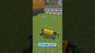 I modded a Sprinkler in Minecraft - thanks Blockbench #short