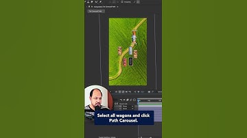 Animate a train along the rail (After Effects quick tutorial)