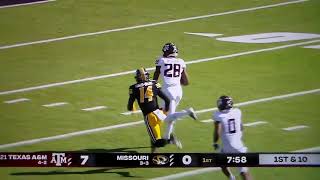 Texas A\&M's Isiah Spiller 48 yard TD run vs. Missouri