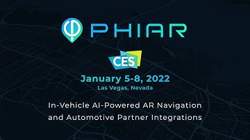 Phiar CES 2022 - Come join us at CES!