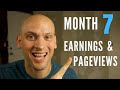 Niche website update Month 7 // Pageviews and revenue