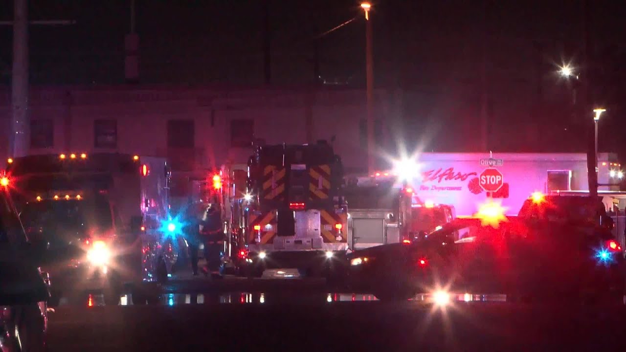 Fire crews conduct clean-up after blaze is under control - YouTube