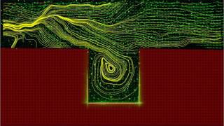 Cavity PIV Result - Streamlines