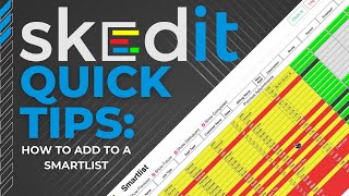 Skedit Quick Tips: How To Add To A Smart List