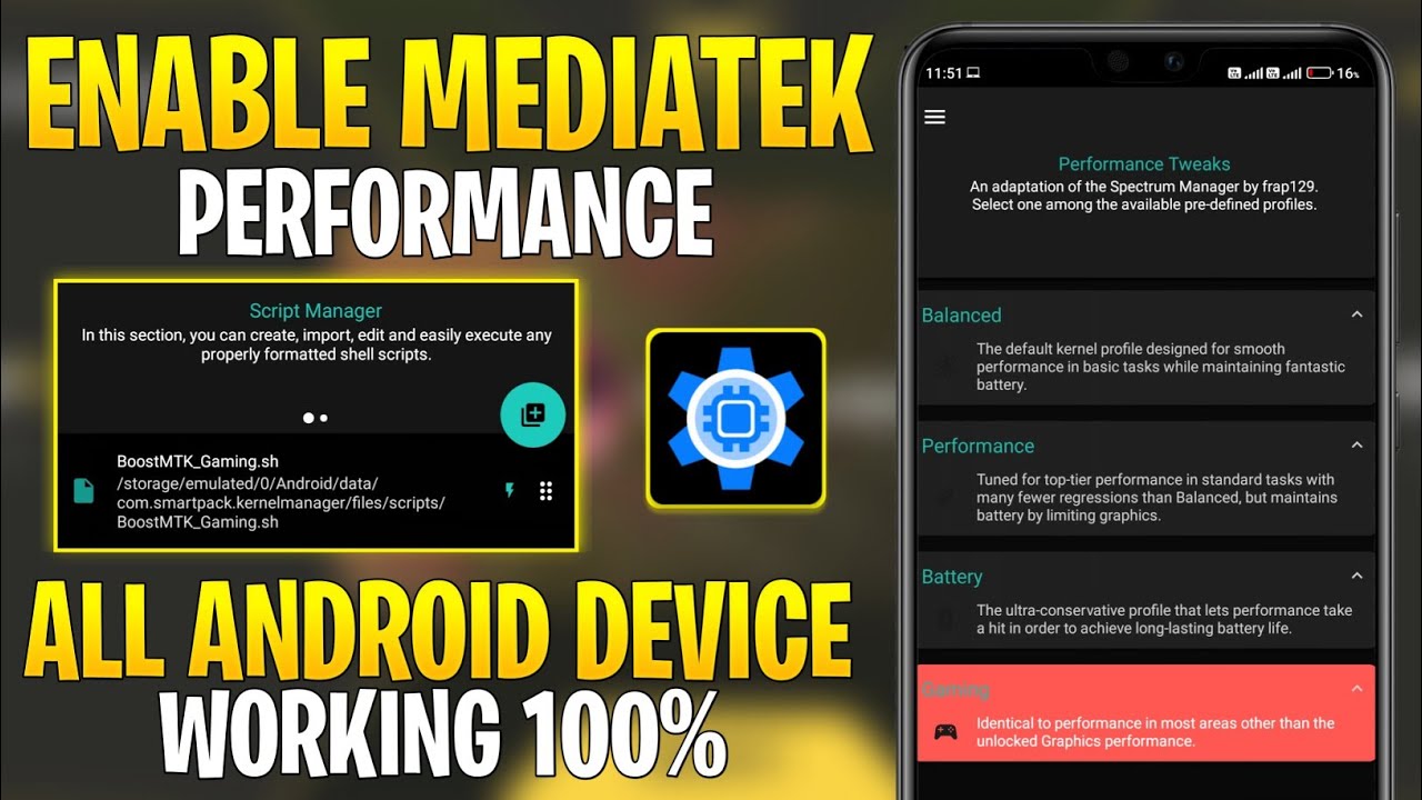Enable Mediatek Performance On Any Android Phone - No Root || Stable ...