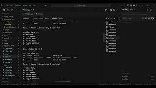 Console Todo App