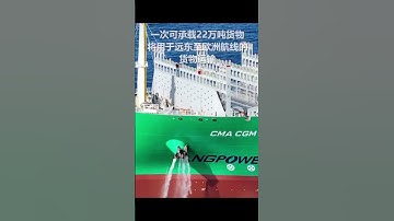 Tàu container siêu lớn do Trung Quốc chế tạo