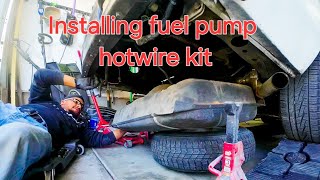 Installing the fuel pump hot wire kit for G-bodys/turbo Regal.