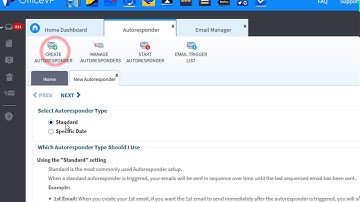 Create Autoresponder Email Template