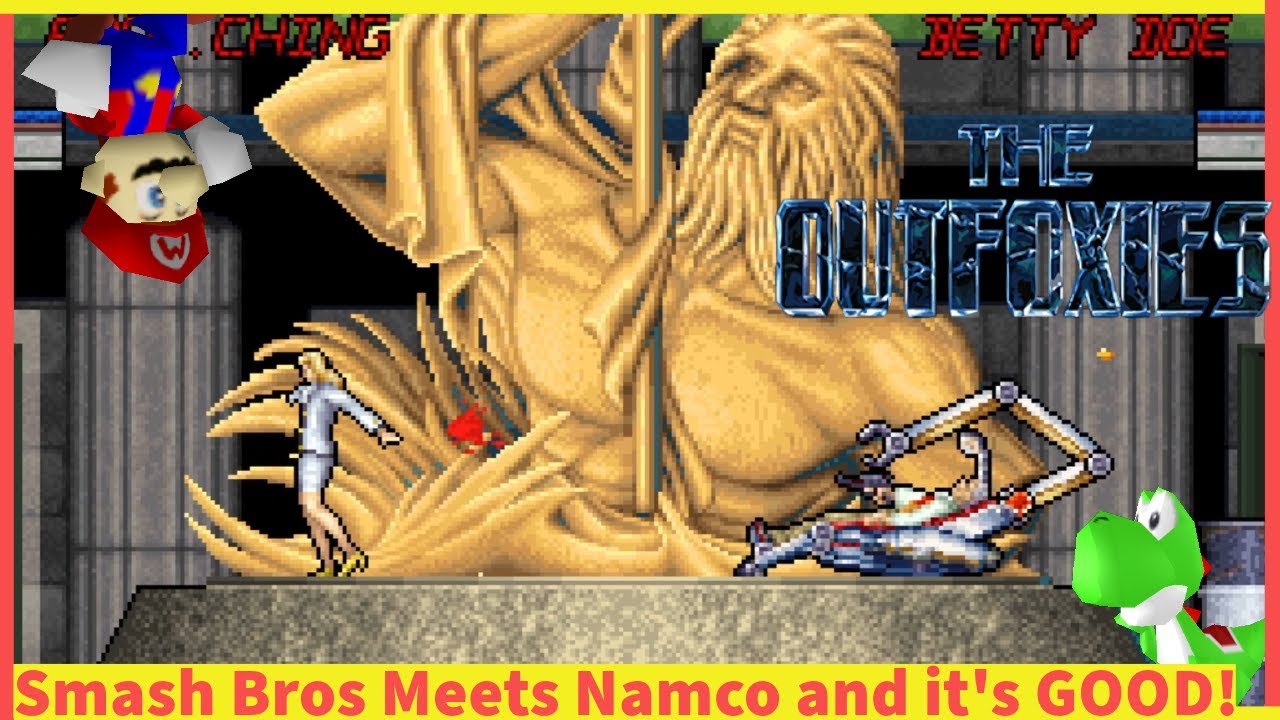 Smash Bros Except EARLIER! The Outfoxies! The Best Arcade 2D Fighting Game Nobody Plays