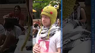 Pro-Palestinian protesters at Virginia Tech persist