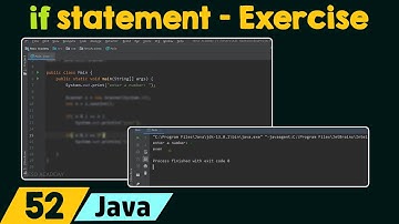 if Statement – Exercise
