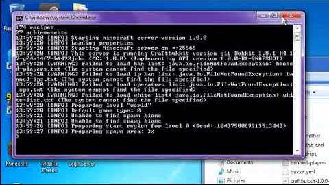 How to make a minecraft server 1.0.0