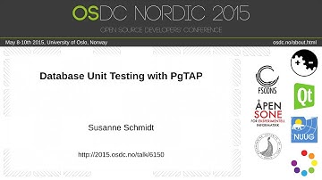 Susanne Schmidt - Database Unit Testing with PgTAP