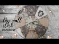 How To Make Wall Clock Diy Crafts Step by Step | Diy Wall Clock Decor| Decoupage Wall Clock |Diy