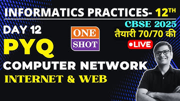Computer Network PYQ and Most Important Questions | Class 12 IP | CBSE Exam 2025