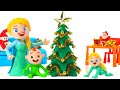 Let's Decorate The Christmas Tree ★ Stop Motion Cartoons