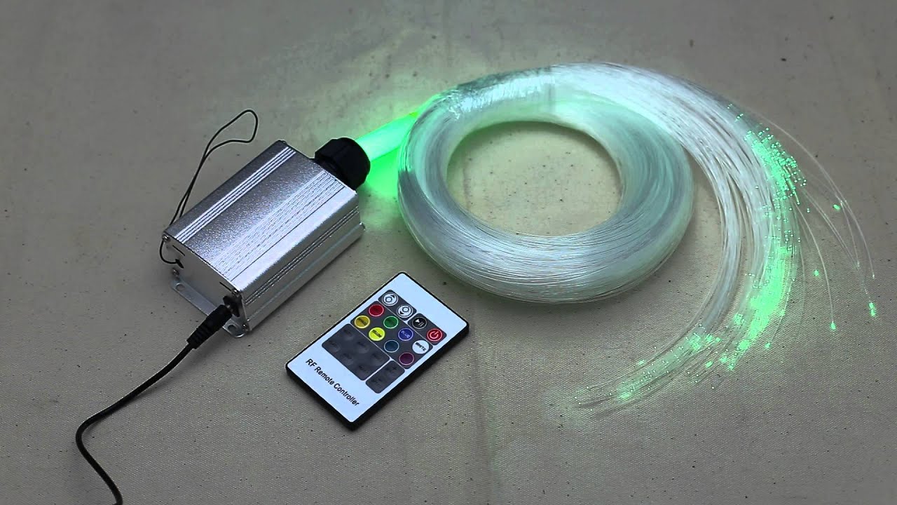 RGB led fiber light source YouTube