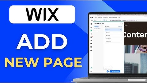How To Add A New Page On Wix Website 2025