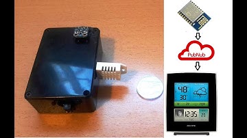 NodeMCU ESP8266 Portable Weather Station sending data over PubNub