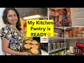 எங்க வீட்டு Kitchen Pantry Ready பண்ணிட்டேன் ~Organization &amp;Ideas~Pantry Tour |Family Traveler VLOGS