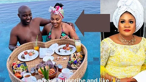 Mercy aigbe and adekaz celebrates Valentin while mocking the first wife Asiwaju