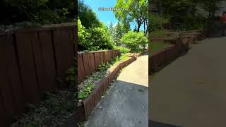 Walking a Retaining Wall Site the Day Before We Start (Excelsior MN)