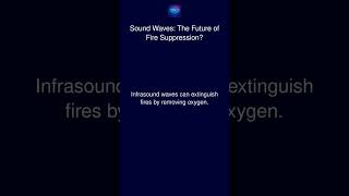 Sound Waves: The Future of Fire Suppression?