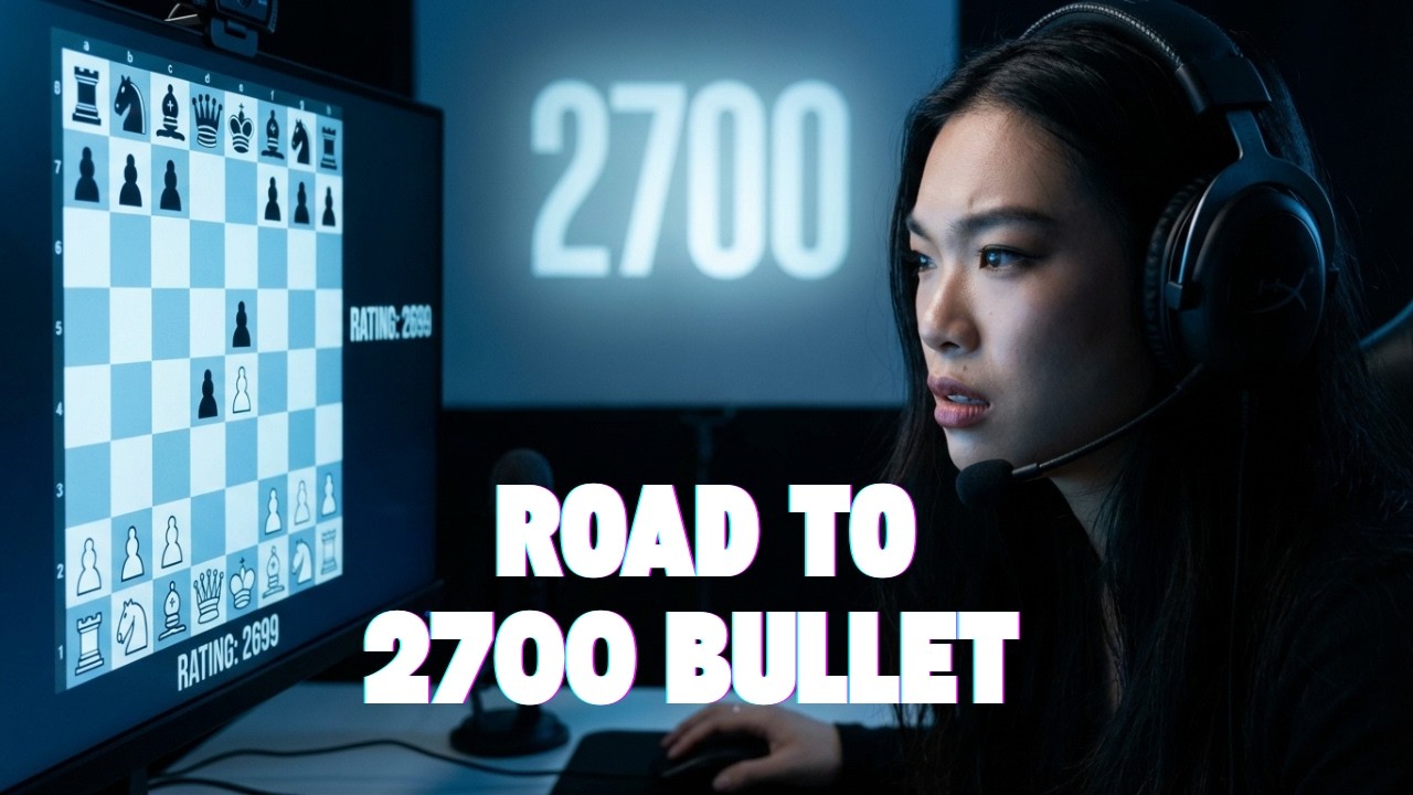 ROAD TO 2700 BULLET | lvl 10 for chance to play me in chess :)