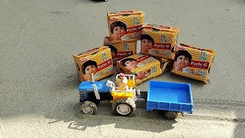 Diy Tractor Stuck in mud with parle g science project part 5 #tractorvideo #miniproject