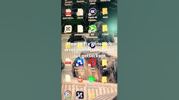 How to fix minecraft error connection timed out getsockopt