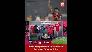 Reaction Para Konten Kreator Melihat Aksi Beckham Putra Debut Bersama Timnas Indonesia timnasday