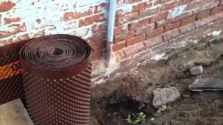 repairing my foundation (part 22): waterproofing membrane installation