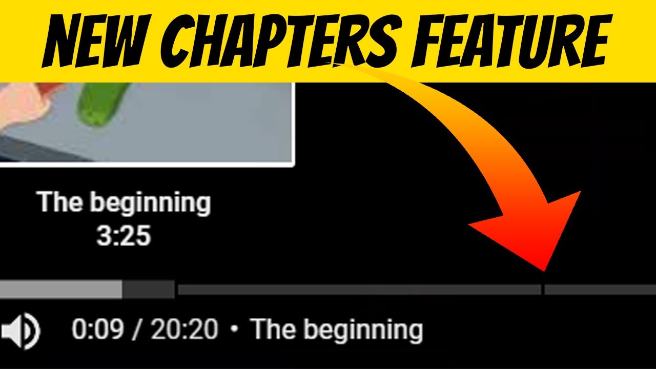 How To Use New Chapters Feature In Your Videos  How to get labelled sections in the playback bar