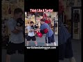 Think like a turtle! Don’t lift your guard to defend—lower your head to your guard. #boxing #defense